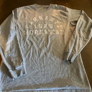 Carhartt Men's Heather Gray Long Sleeve Tee